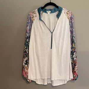 Anthropologie Tiny Boho Floral Eleanor Blouse